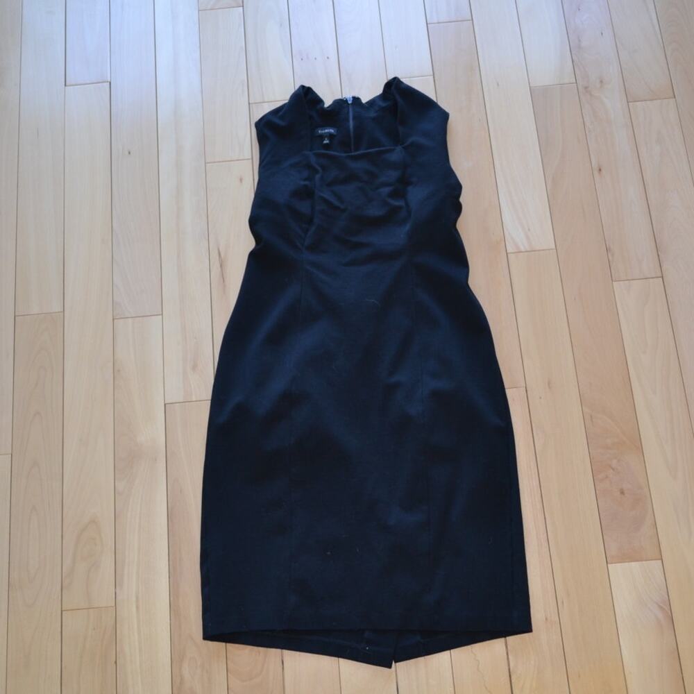 Talbots Midi Sleeveless Dress Black Size 6